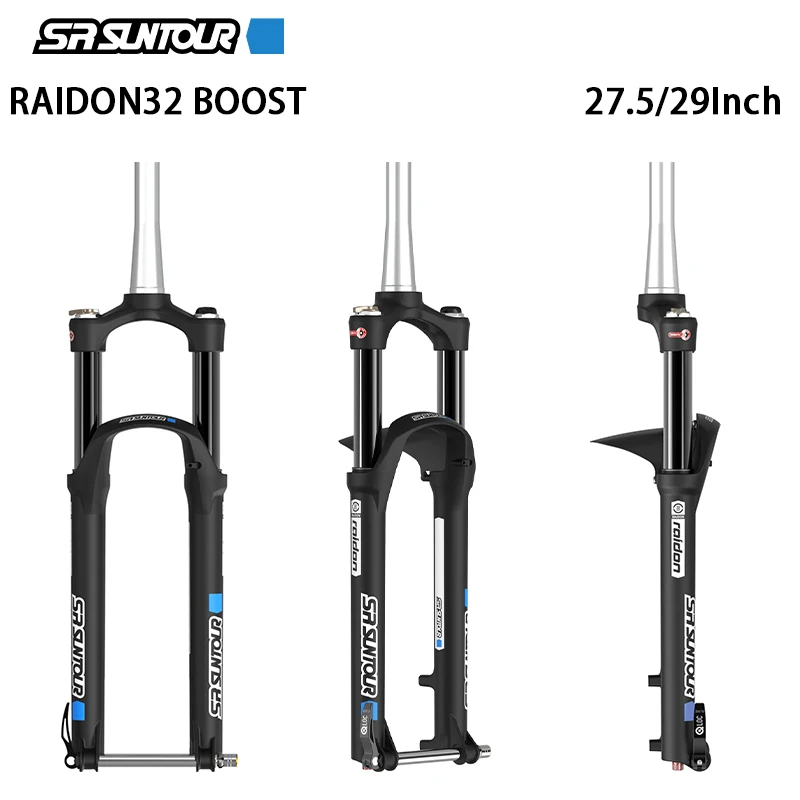 

SR SUNTOUR RAIDON 2021 mountain bike fork 27.5/29 inch stroke 100mm shock absorber type air damping BOOST 110x15mm barrel axle