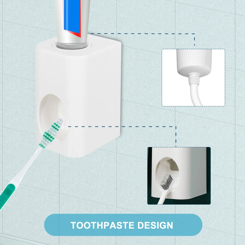 

Multifunctional Toothpaste Racks Space Saving Bathroom Washroom Organizer