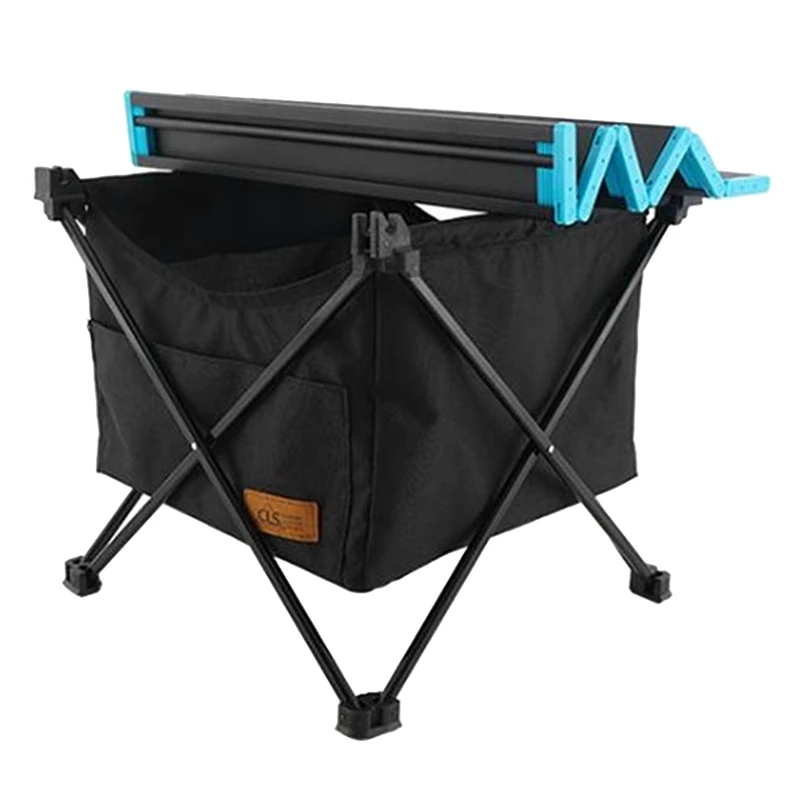 

CLS Outdoor Picnic Foldable Table Camping Desk With Waterproof Tableware Clothes Storage Bag