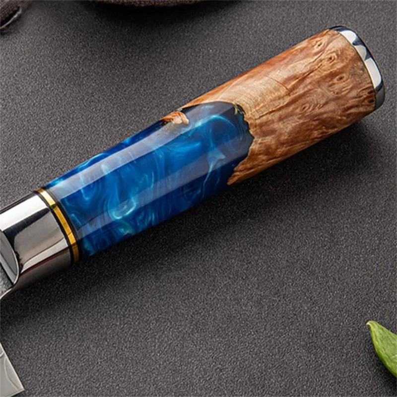 Дамасский нож VG10 стальной 7 дюймов для овощей в западном стиле кухонный нарезки