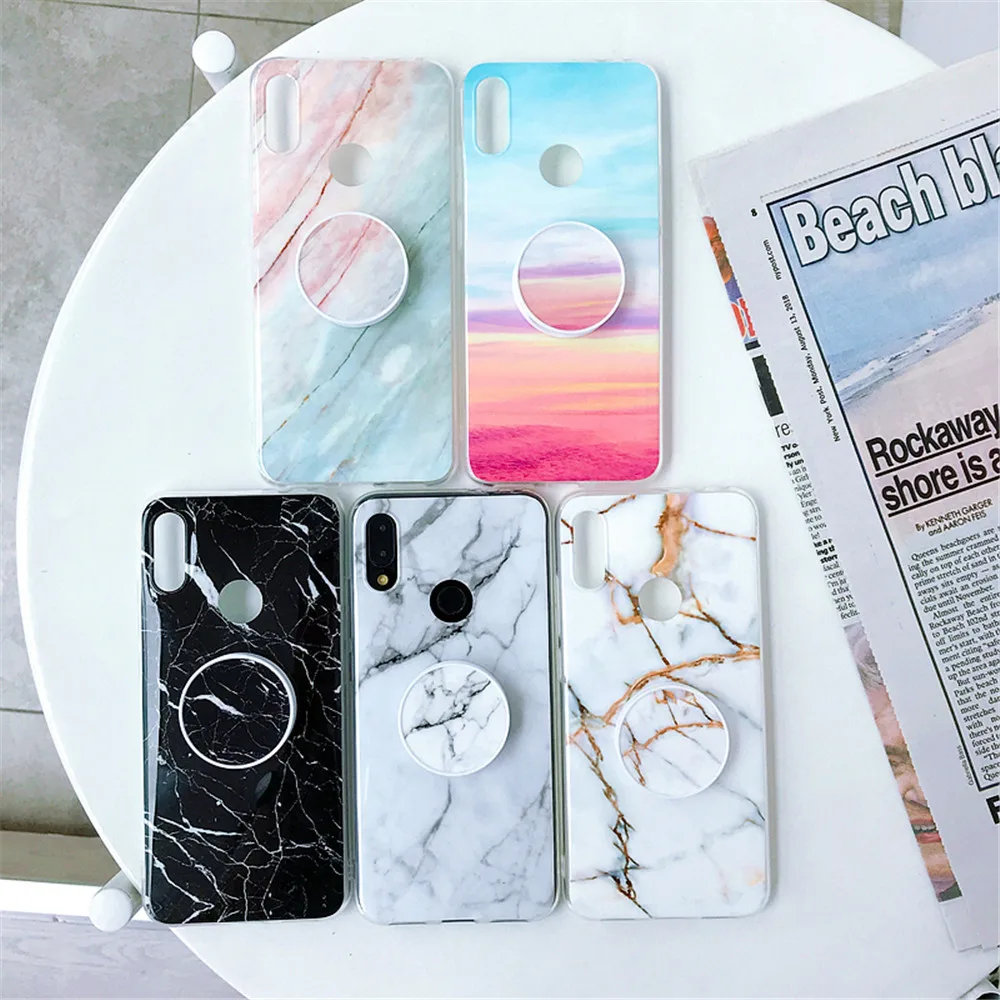 Чехол для xiaomi redmi note 7 мраморный мягкий чехол Funda Xiomi Mi 9 8 Lite Note 5 6 Pro чехол-подставка