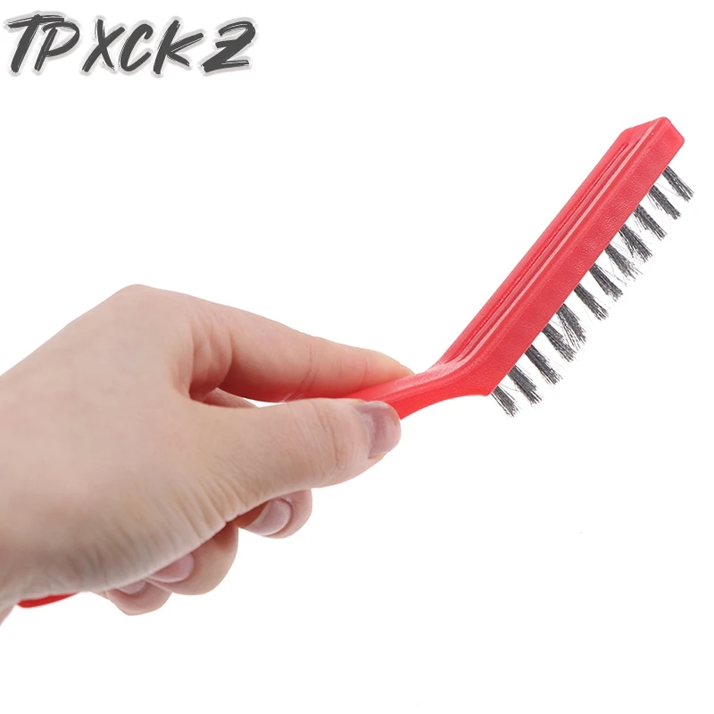 

3PCS Hot Sale Gas Stove Cleaning Wire Brush Kitchen Cleaning Tools Metal Steel Fiber Brush Strong Decontamination 2 SIZE