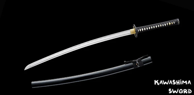 Японский меч ручной работы настоящая сталь полная острота лезвия Танга для