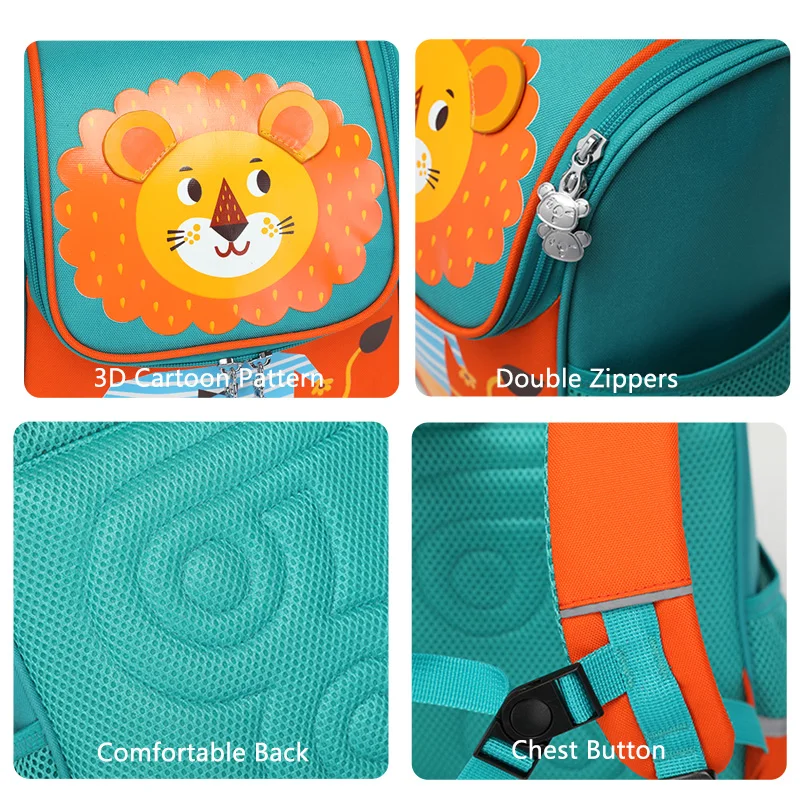 SUN EIGHT Cute Kindergarten Animal Backpacks Baby School Bags Cartoon Gift Waterproof Toddler Bag