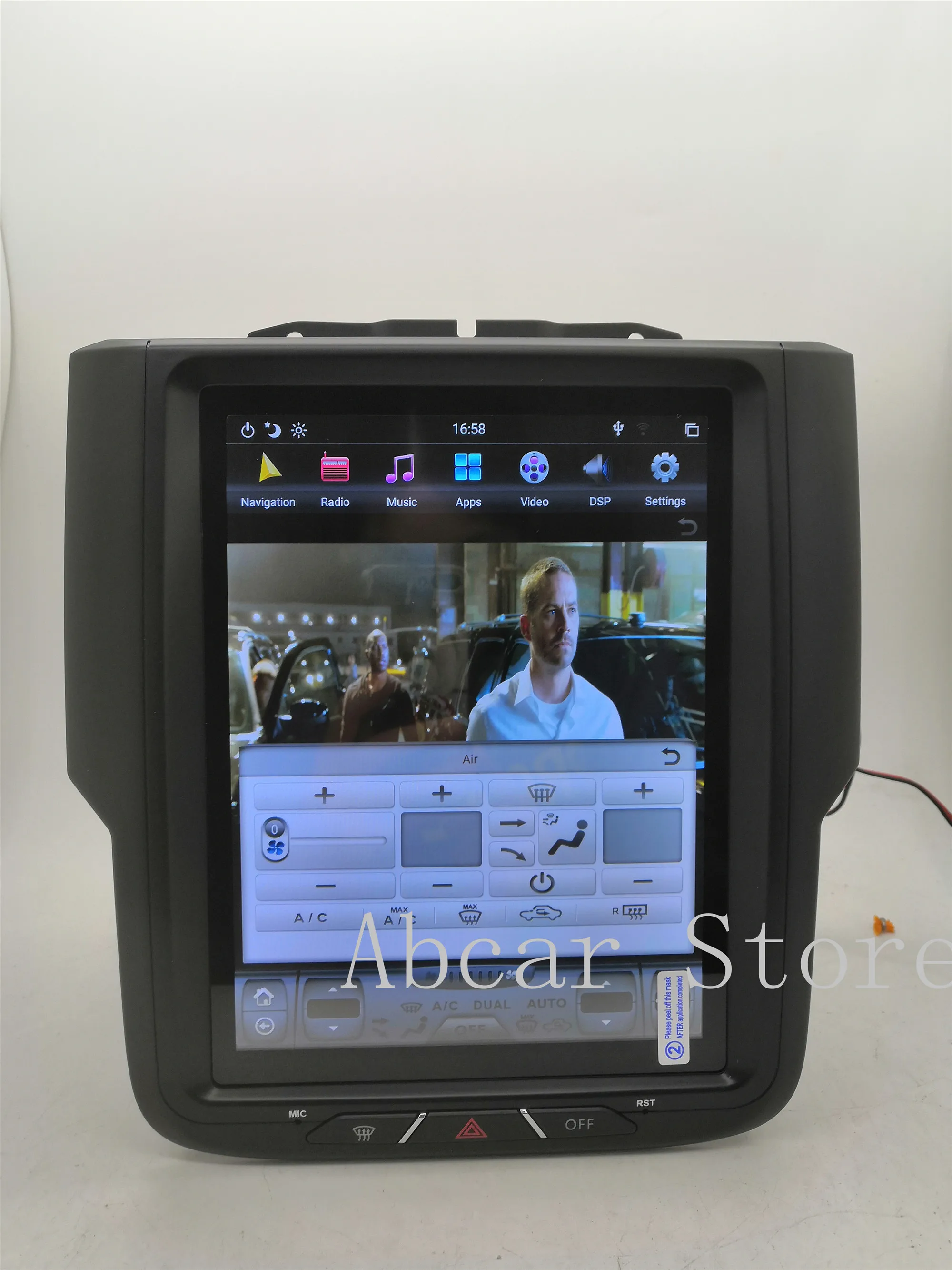 10 4 ''Tesla style Android 9 0 автомобильный dvd-плеер GPS-навигация для Dodge RAM 1500 2014-2018 стерео