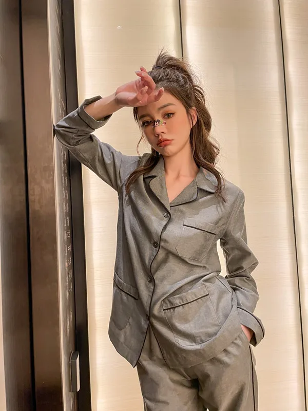 

New Pajamas Women's Dress 2021 Sportswear Women's Dress Two-piece Suit Women's Dress Suit.