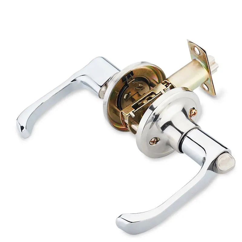 Замок с ручками для ванной комнаты ключами межкомнатной двери трубчатый замок