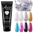 Блеск для ногтей, 15 мл, строительный гель для полировки, цветной акриловый гель для быстрого наращивания пальцев, УФ-светодиод, быстрое наращивание ногтей