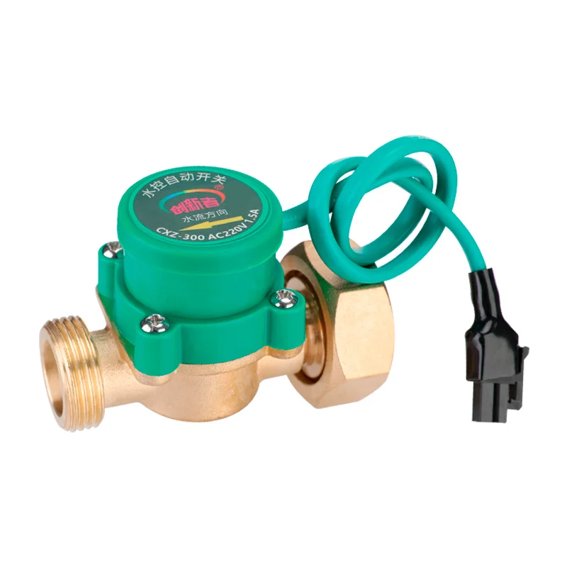 

1/2inch 3/4inch Male Thread Connector Circulation Pump Automatic Water Flow Sensor Switch Pressure Controller 220V 120W -370W
