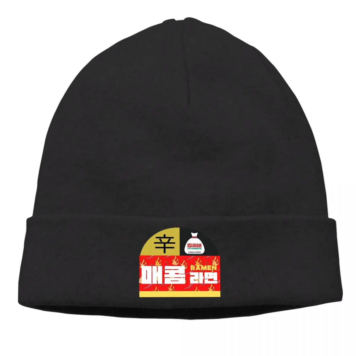 

Kim's Convenience Comedy Plot Skullies Beanies Caps Korean Alphabet Knitting Winter Warm Bonnet Hats Men Women's Hip Hop Ski Cap