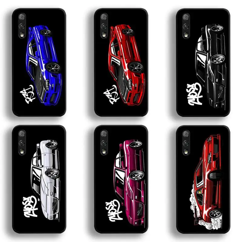 

Luxury Tokyo JDM Drift Sports Car Phone Case For Huawei Honor 30 20 10 9 8 8x 8c v30 Lite view 7A pro