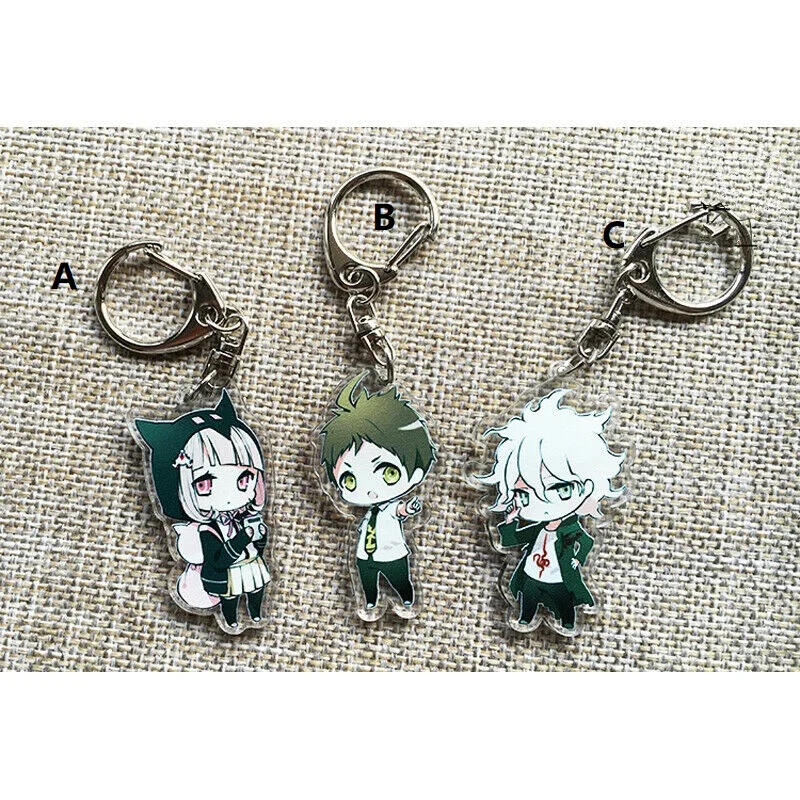 Акриловый брелок Danganronpa аниме Nanami ChiaKi Komaeda Nagito ремешок|Брелоки| |