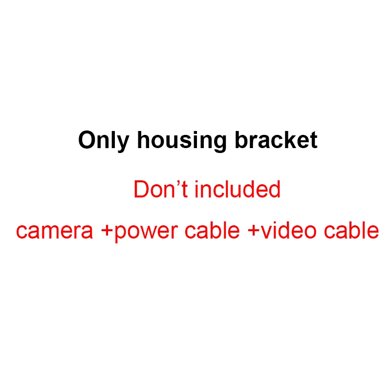 only housing bracket Для Renault Megane 2 II 3 III Espace 4 Clio 3 Lutecia CCD Водонепроницаемая Автомобильная камера заднего вида - Название цвета: only housing bracket
