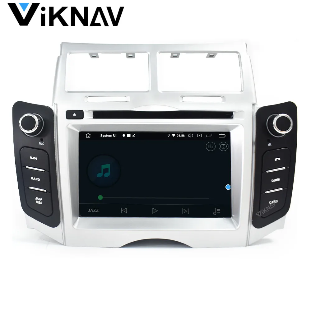 Автомагнитола для Toyota Yaris 2005-2011 android 10 мультимедийный проигрыватель стерео аудио