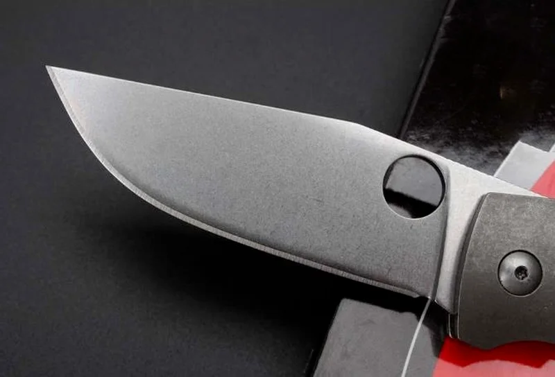 Titanium Alloy C186Ti High Quality Hardness Folding Knife D2 Blade  Handle Saber Outdoor Safety Pocket EDC Tool enlarge