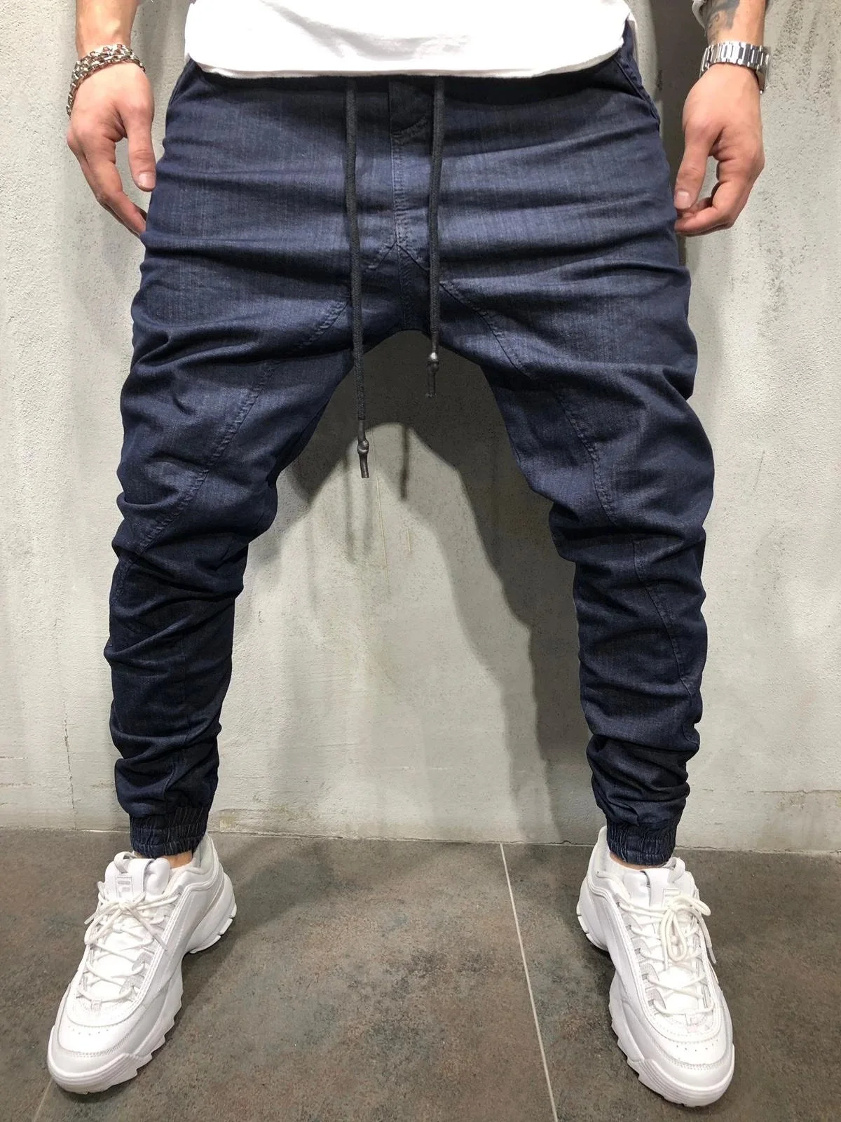 

Long pants men's casual sports pants Leggings jeans