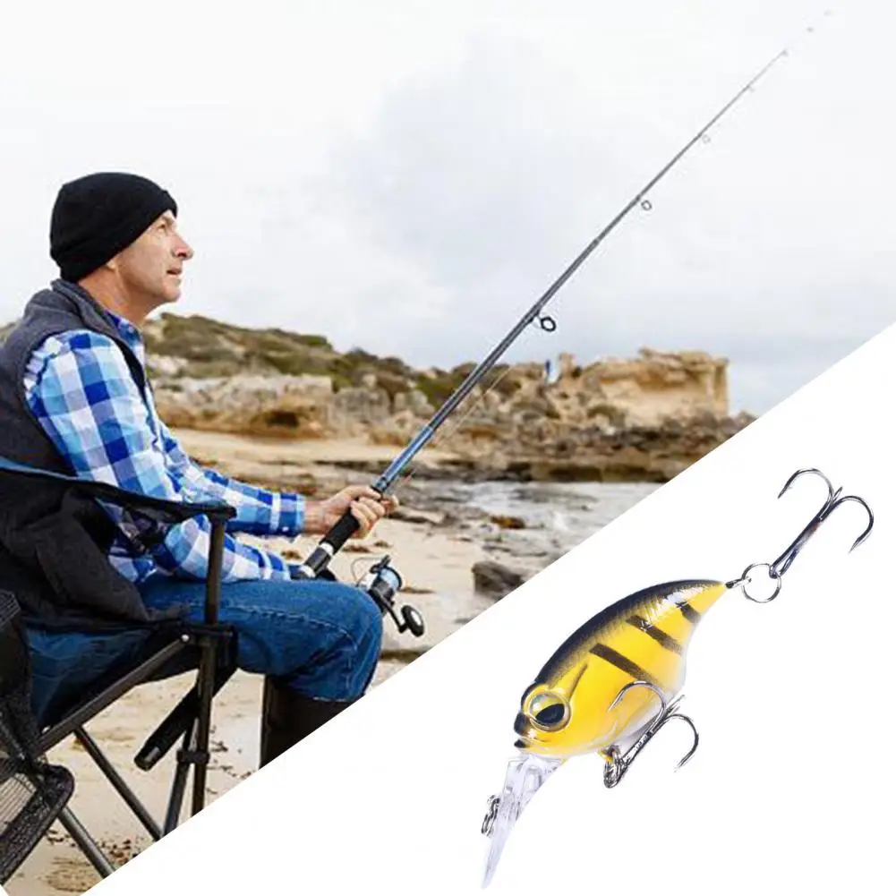 

Яркая рыболовная приманка, 10 шт., 6 см/6,2 г, легкая искусственная приманка, кренкбейт, приманка для пресной воды, жесткая приманка, рыболовные ...