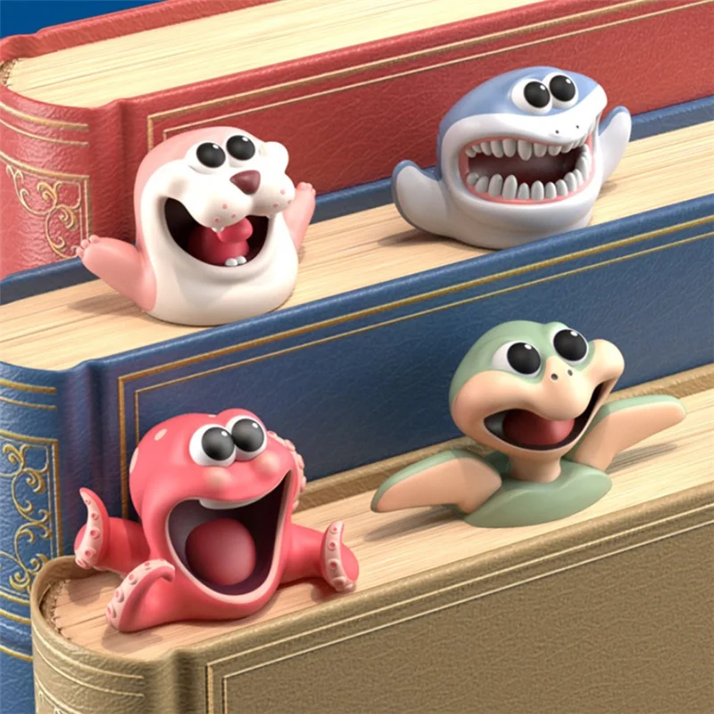

3D Stereo Cartoon Marker Animal Bookmarks Original Cute PVC Material Funny Gift