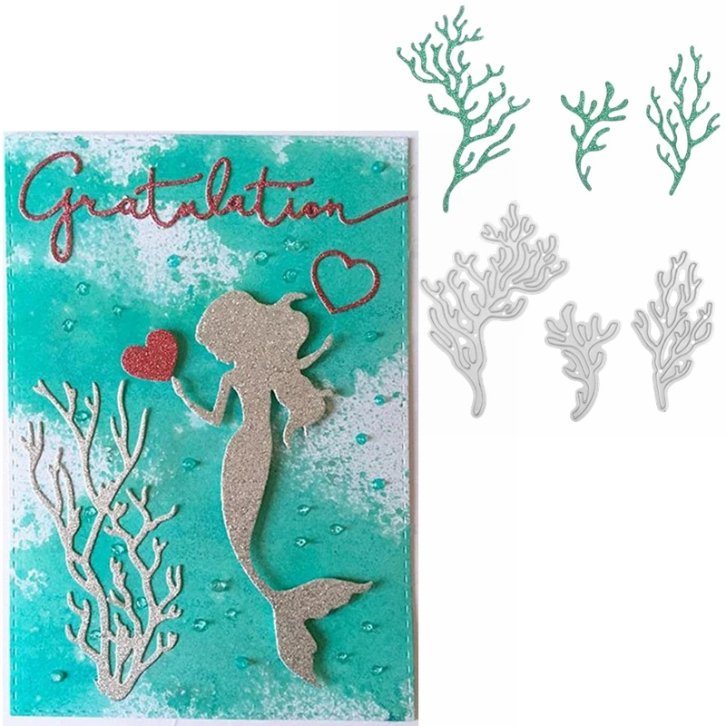 Красивые металлические Вырубные штампы кораллового цвета для изготовления