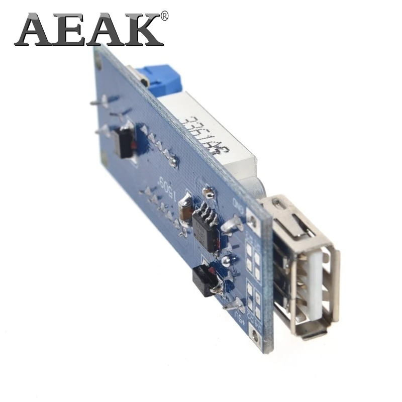 Понижающий модуль AEAK DC двухпроводной вольтметр 5 В зарядное устройство USB или