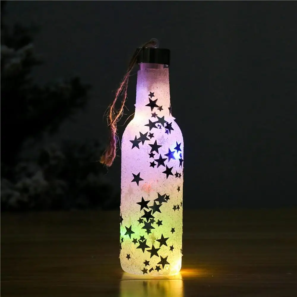 1 шт. светодиодсветильник подсветка бутылочка для желаний Рождественская елка