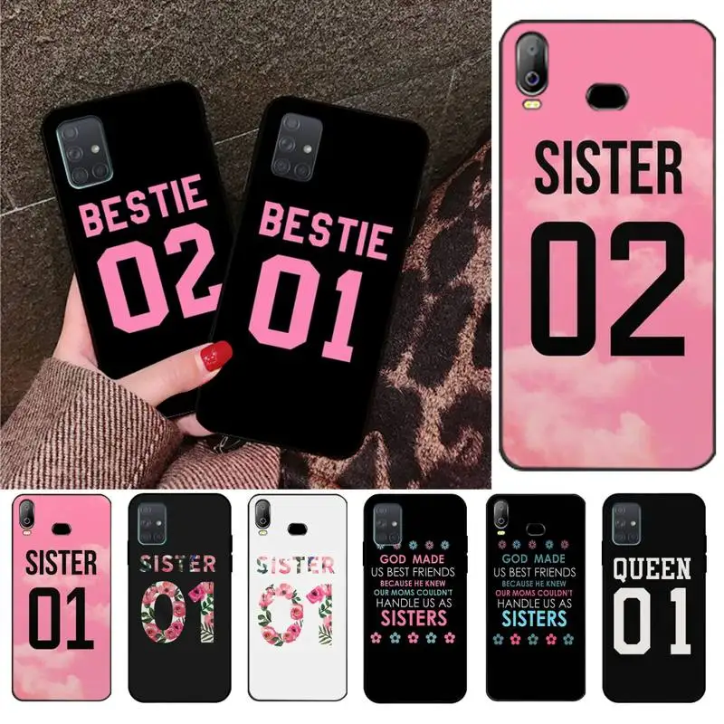 HPCHCJHM Bestie Sister 01 02 чехол для телефона лучшего друга Samsung A10 A20 A30 A40 A50 A70 A80 A71 A91 A51 A6 A8