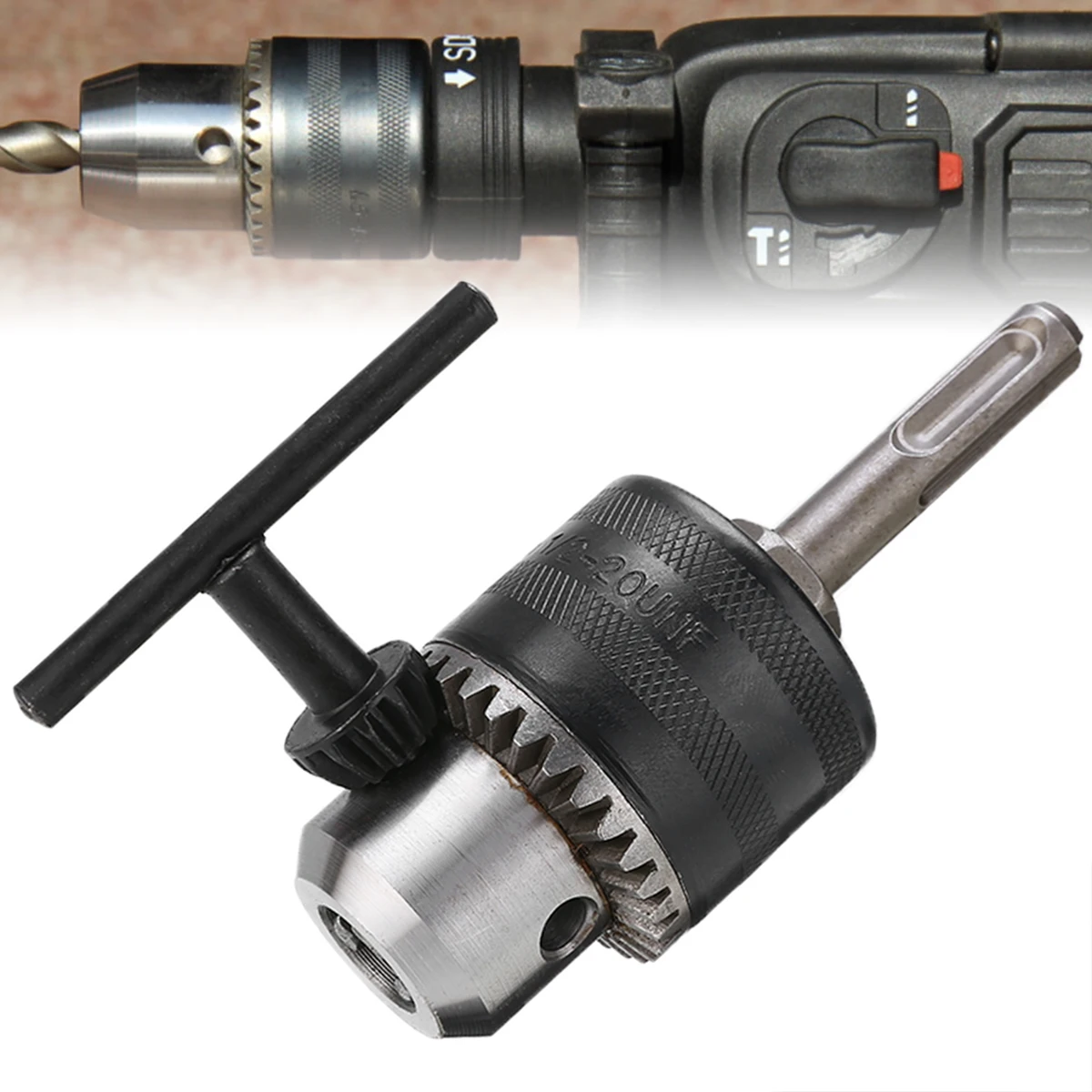 Зажимной патрон без ключа для электродрели 1 5 13 мм 1/2 20 дюймов|Аксессуары