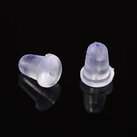 500pcslot clear soft silicone rubber earring backs stoppers safety accessories diy earrings nuts in jewelry findings components