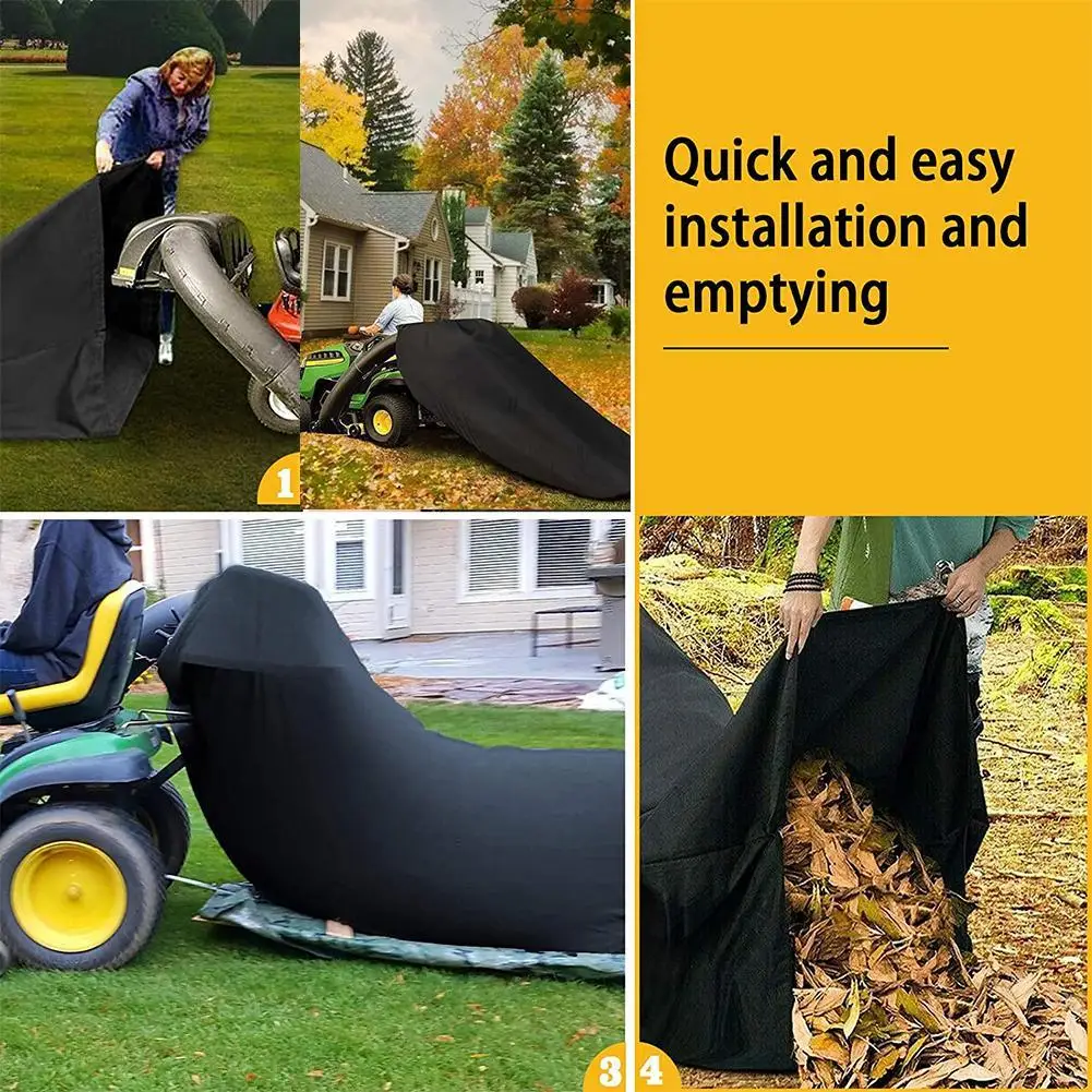 Вместительный трактор для газона сумка хранения листьев стандартная уборки
