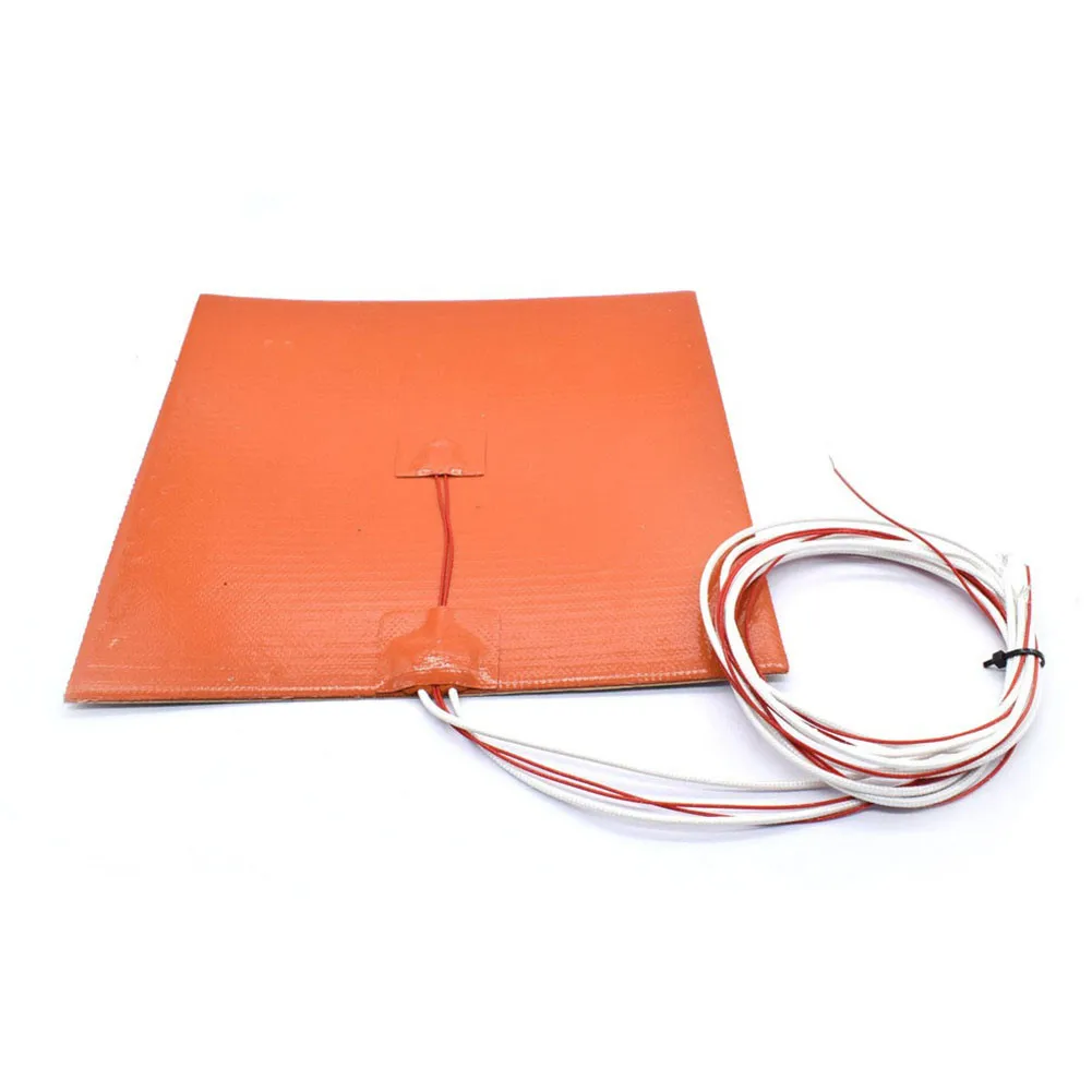 1 pcs silicone heating pad 24v 800w 400400mm heating bed printer hotbed parts for cr10 s4 3d printer tools accessories free global shipping