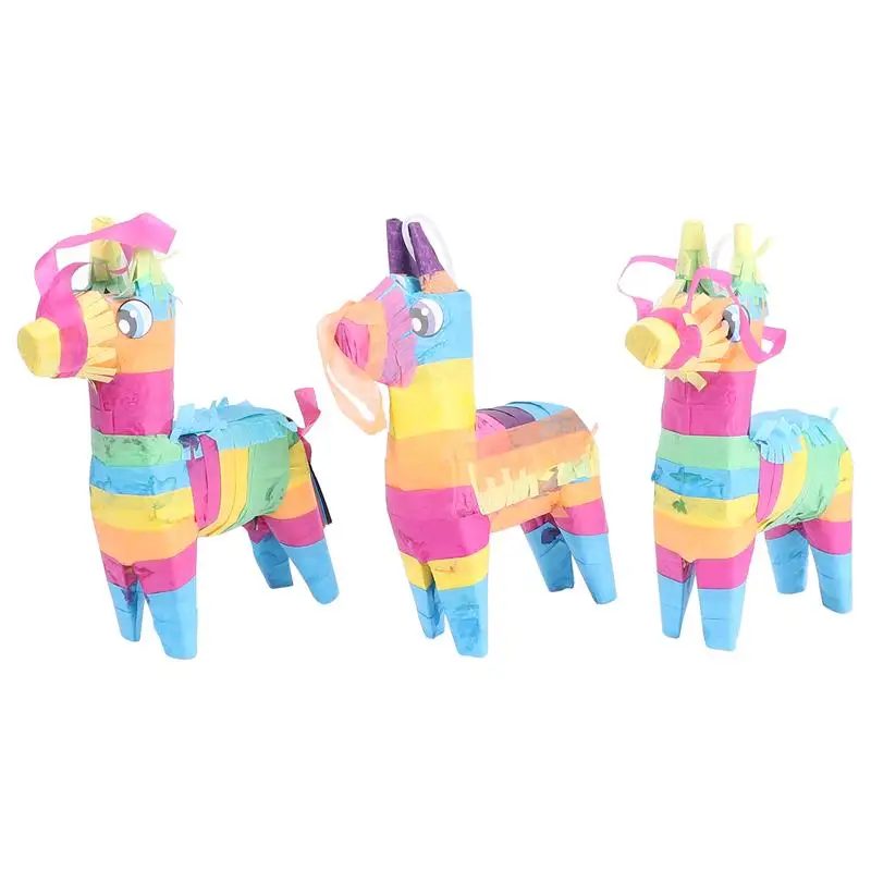 

3pcs Kid Pinata Candy Toy Funny Pinata Filler Birthday Plaything (Random Style)