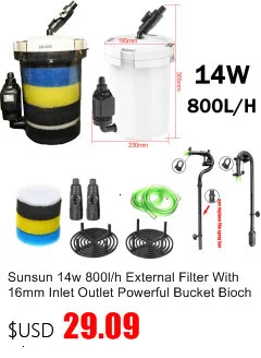 Sunsun внешний корпусный фильтр насоса оригинальные сменные аксессуары HW-602 HW-603 HW-602B HW-603B водяной насос 6 Вт 400L/H 220V