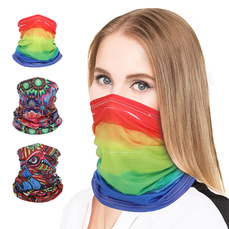 

Multifunctional Women Outdoor Sport Magic Scarf Men Neck Warmer Tube Hiking Cycling Face Head Wrap Cover Bandana Headband