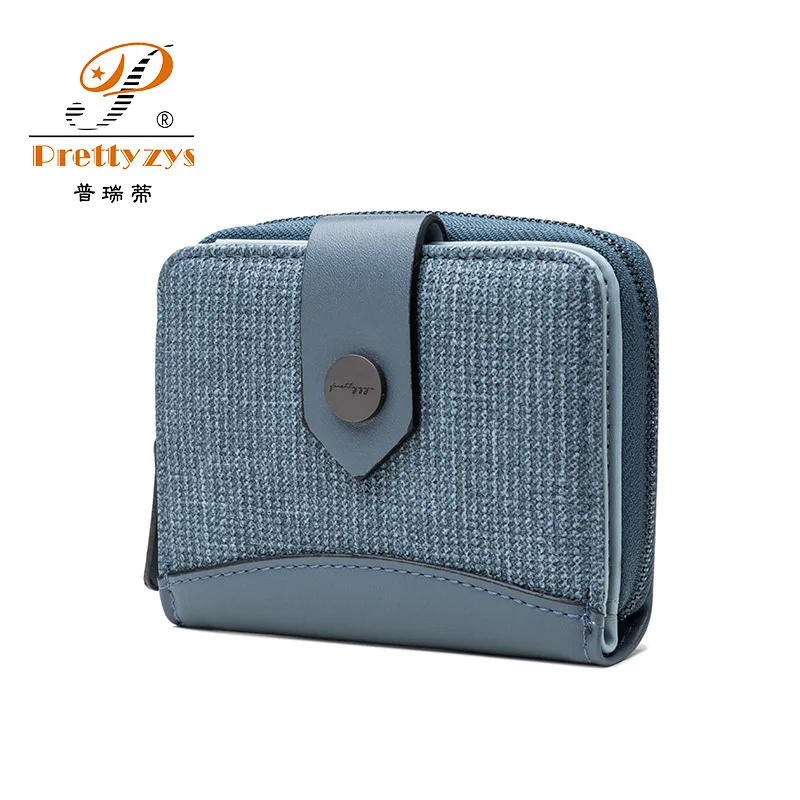 

Woman's Small Wallet Woman's Short Folding Ins Student Multi-function Coin Purse