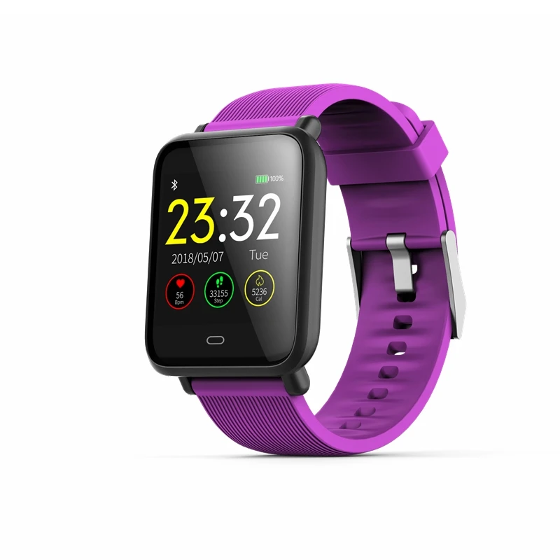 

Smart Watch Q9 Blood Pressure Heart Rate Sleep Monitor Bracelet Waterproof Sport Fitness Trakcer Wristband