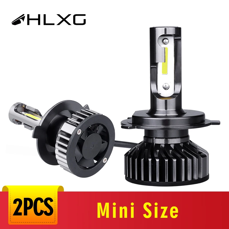 Автомобильные светодиодсветодиодный фары HLXG H7 9005 типа H4 Hi Li 4300K H11 H8 H9 9006 HB3 LED hb4