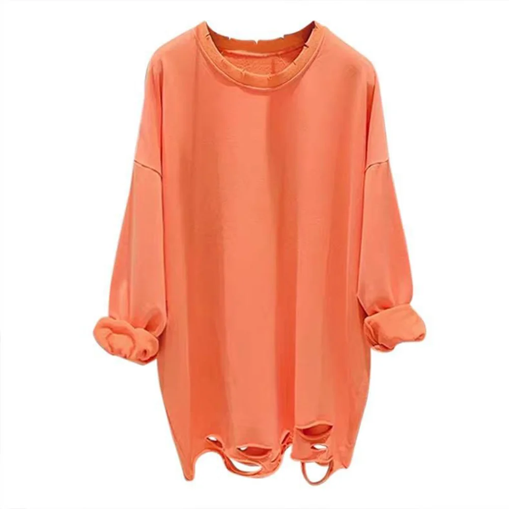 

Женская футболка с длинным рукавом и дырками