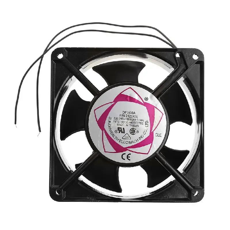 

CAA Hot12012038mm Sleeve Bearing for PC Case CPU Cooler 220-240V AC 2-Wire Chassis Cooling Fan