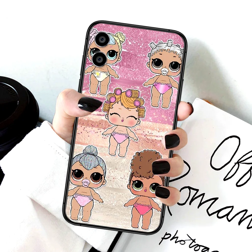 

Cartoon LOL Cute Doll Phone Case For Huawei Honor 6A 7A 7C 8 8A 8X 9 9X 10 10i 20 Lite Pro Play black Waterproof Trend Funda 3D