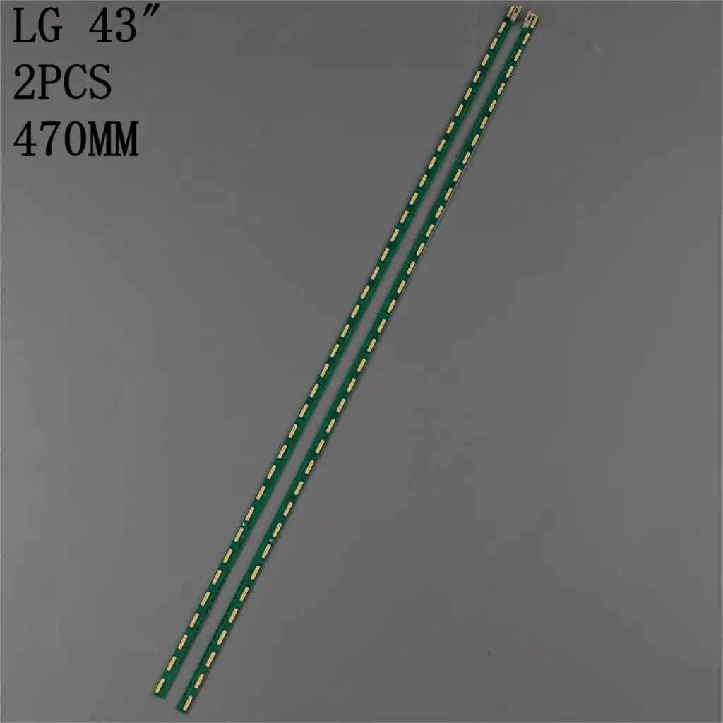 New set 2pcs 36LED led lighting strip for LIG 43LF5400 43LF5900 43UF9000 43LF5410 43UF9000 MAK63207801 in G1GAN01-0794A 0793A