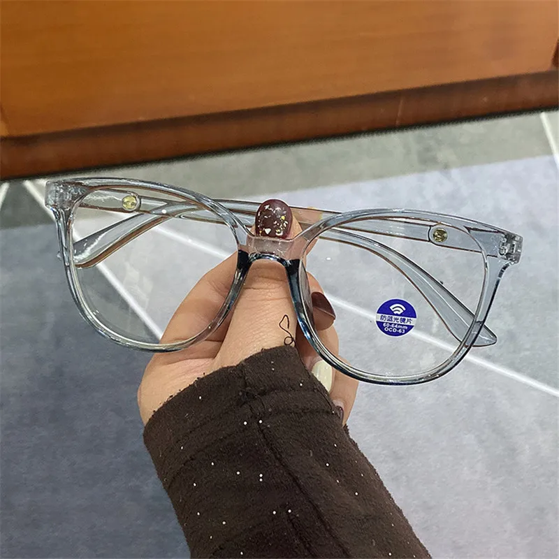 

2021 UltraLight Glasses Anti Blue Light Women Eyewear Female Eyeglasses Men Clear Lens PC Frame Male