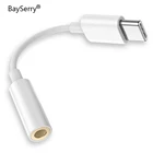 Переходник USB Type-CAux 3,5 мм BaySerry для наушников, аудиоконвертер для наушников, кабель для наушников 3,5 мм, для Xiaomi Mi 11, Samsung S21, Huawei