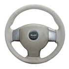 Оплетка на Руль Обложка для старый Nissan Tiida Livina Sylphy Примечание Bluebird Sylphy g11-ng1 из микрофибры для ниссан тиида