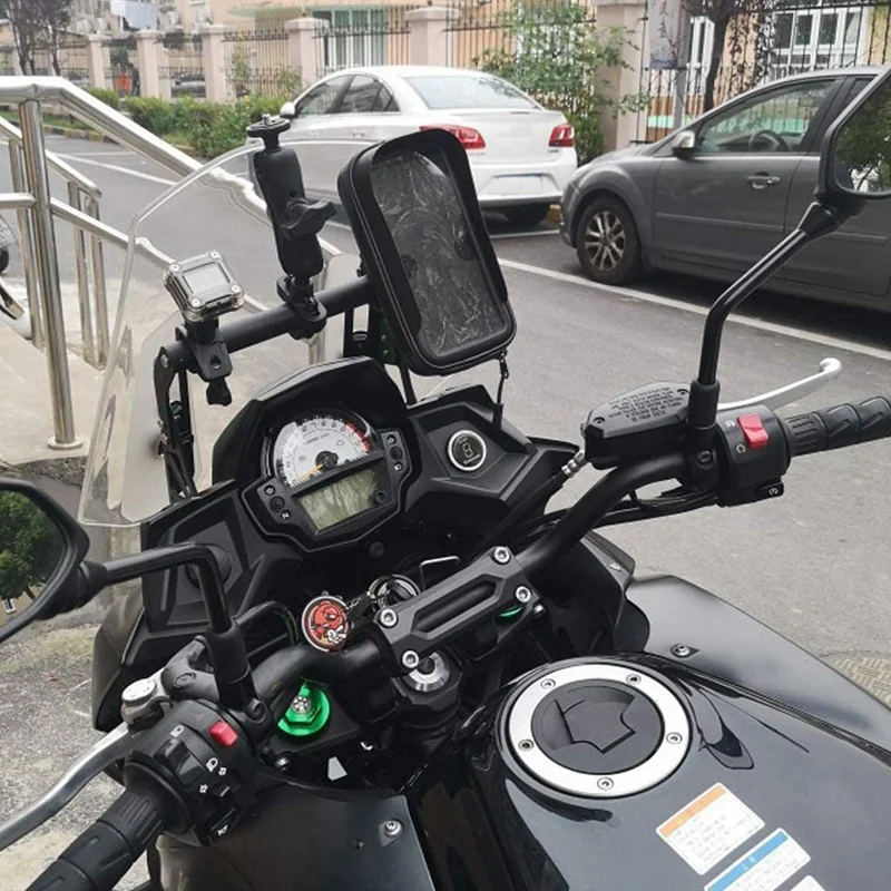 

for KAWASAKI Versys 1000 2015-2019 Motorcycle Extension Handlebar Navigation Bracket GPS Phone Holder Accessories