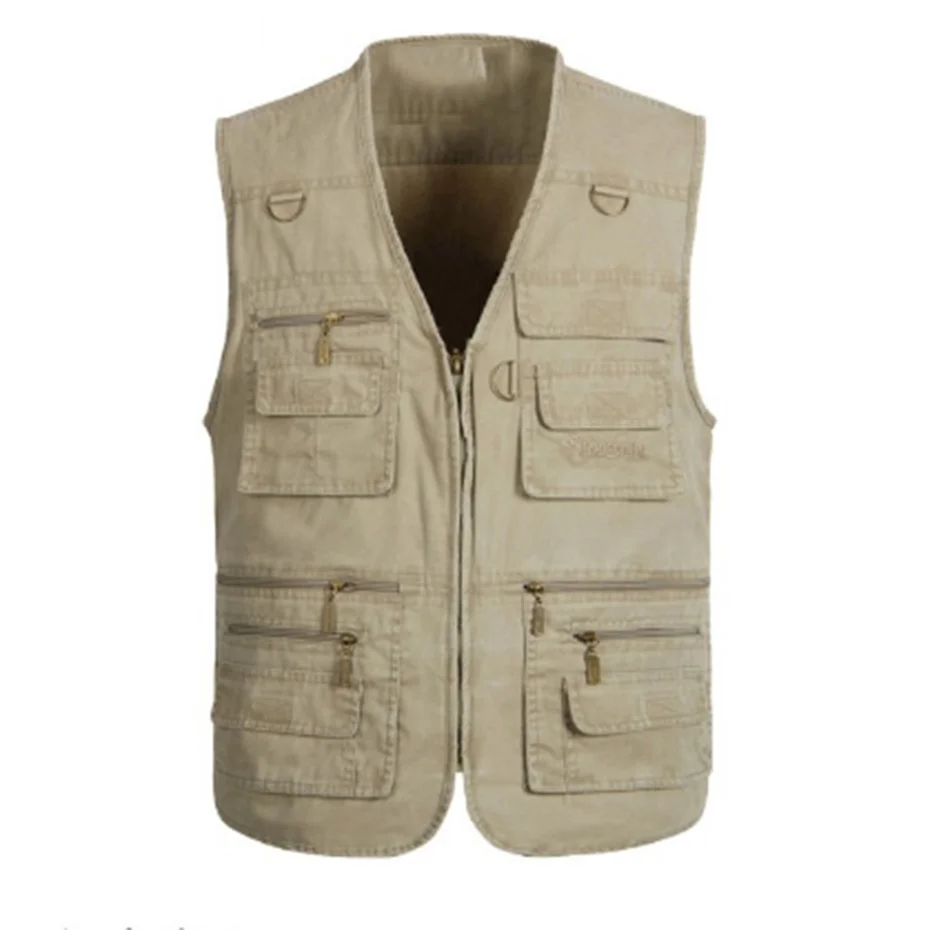 Мужской жилет с карманами ZOGAA тактический для фотосъемки|Мужские жилеты и