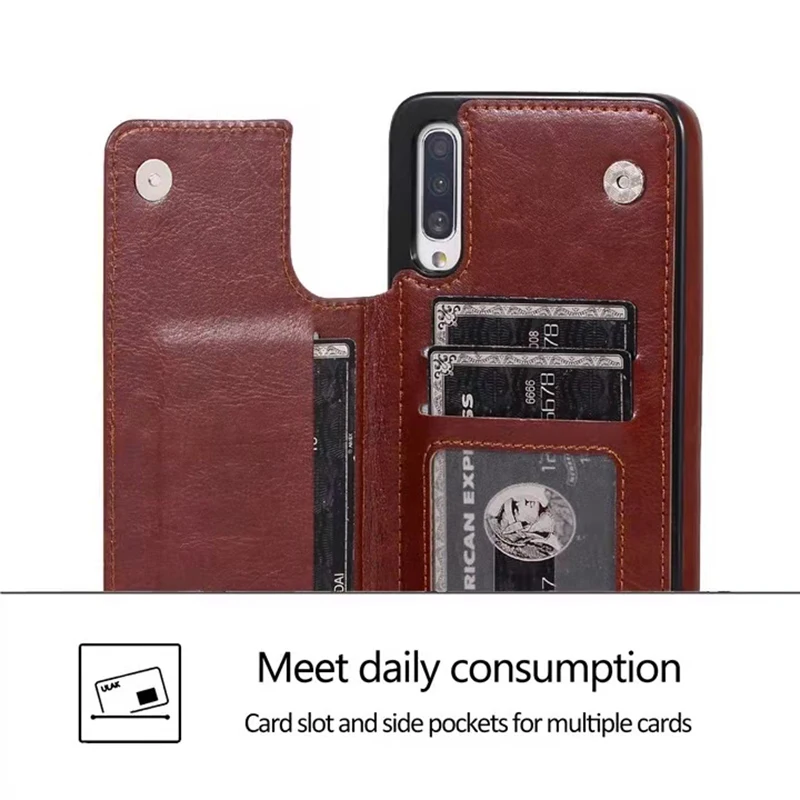 

PU Leather Case For Huawei P40 30 Mate 30 20 Lite Pro Plus PU Leather Flip Wallet Shockproof Holder Cover Wallet Card Slots Flip