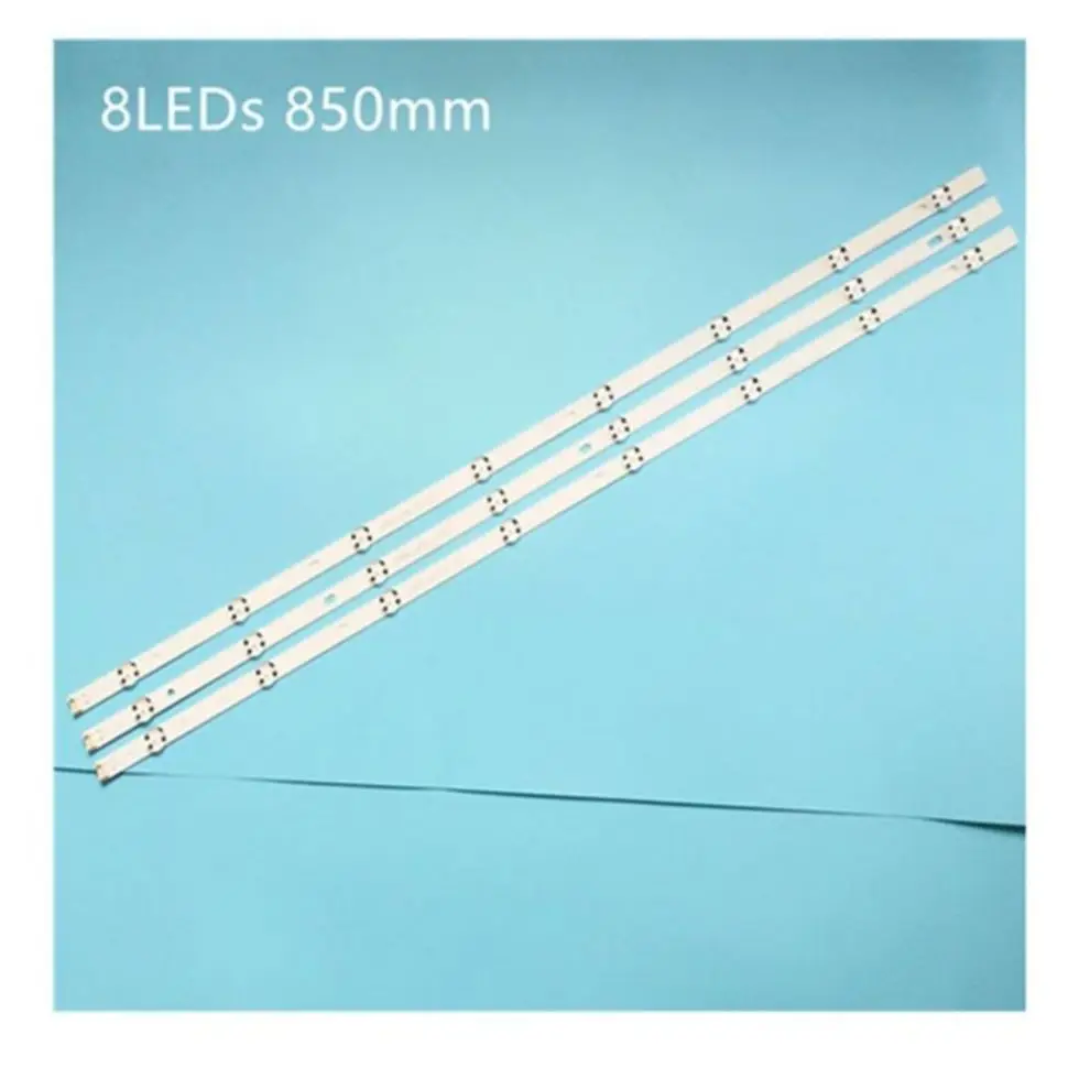 

850mm LED Bands For LG 43UF640V 43UF6700 43UF670T 43UF670V LED Bars Backlight Strip Line Ruler Direct 43inch UHD 1Bar 24EA Type
