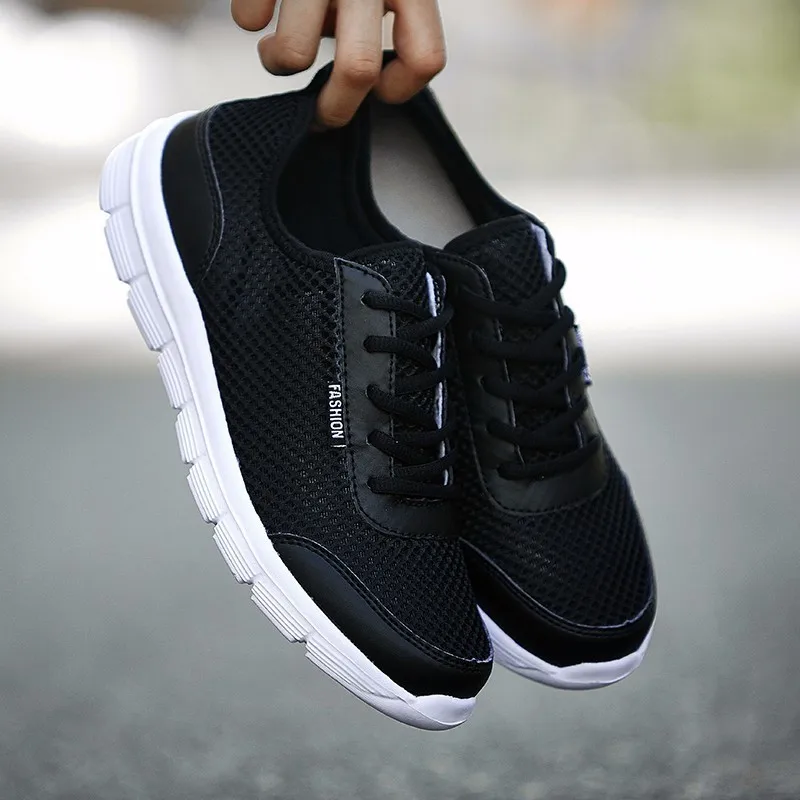 Новая дышащая мужская обувь повседневные модные летние кроссовки легкая