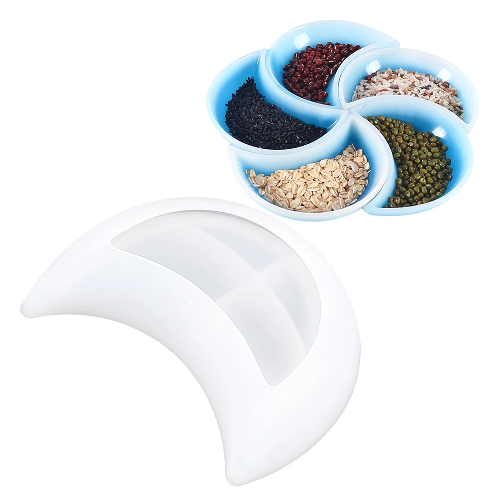 

Moon Fruit Dish Silicone Mold DIY Dish Ashtray Jewelry Storage Tray Table Craft Casting Epoxy Resin Tools Home Decoration