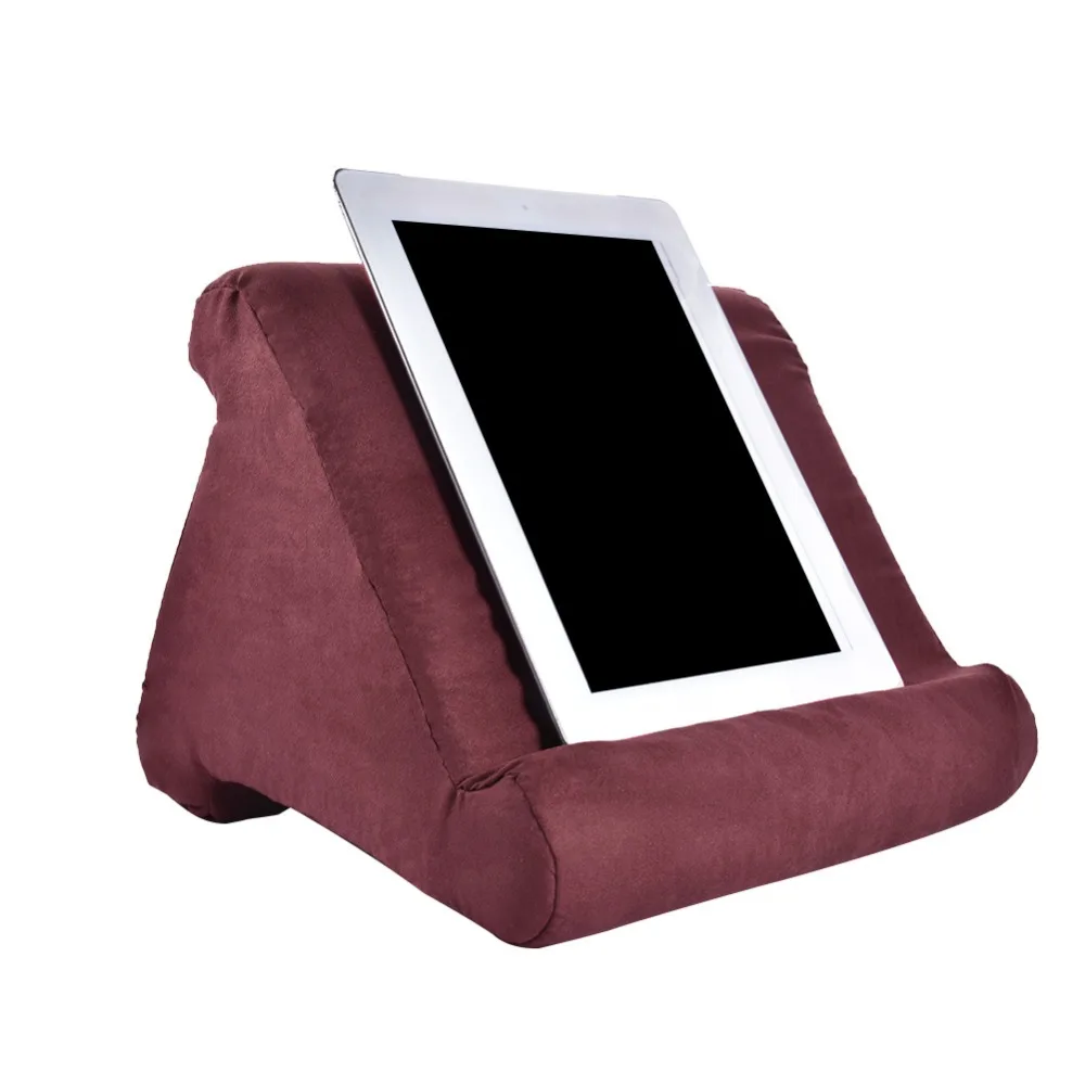 10 цветов Высокое качество мульти-Угол Мягкая Подушка Подставка для Ipad, планшетов, читателей, смартфонов книги журналов